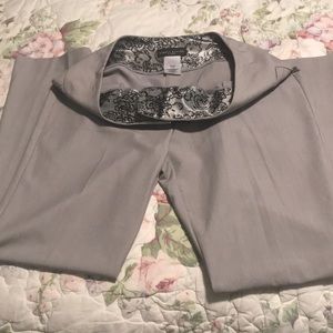 Gray dressy pants/ waisted / bootcut
